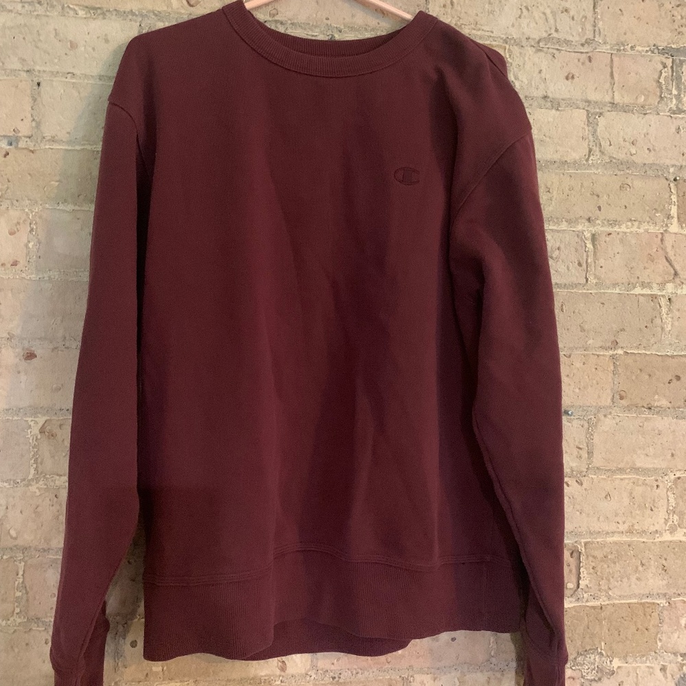 Maroon champion crewneck